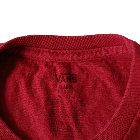 VANS Off The Wall boy's red short-sleeve graphic t-shirt size XL - Picture 8 of 8
